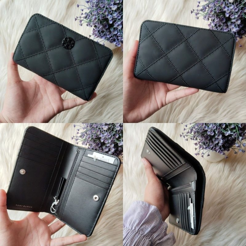 Dompet TB Willa Matte Medium Wallet Black 14x9cm