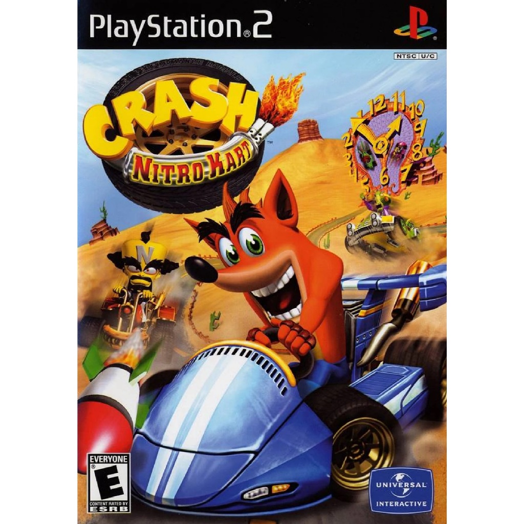 KASET PS2 CRASH NITRO KART