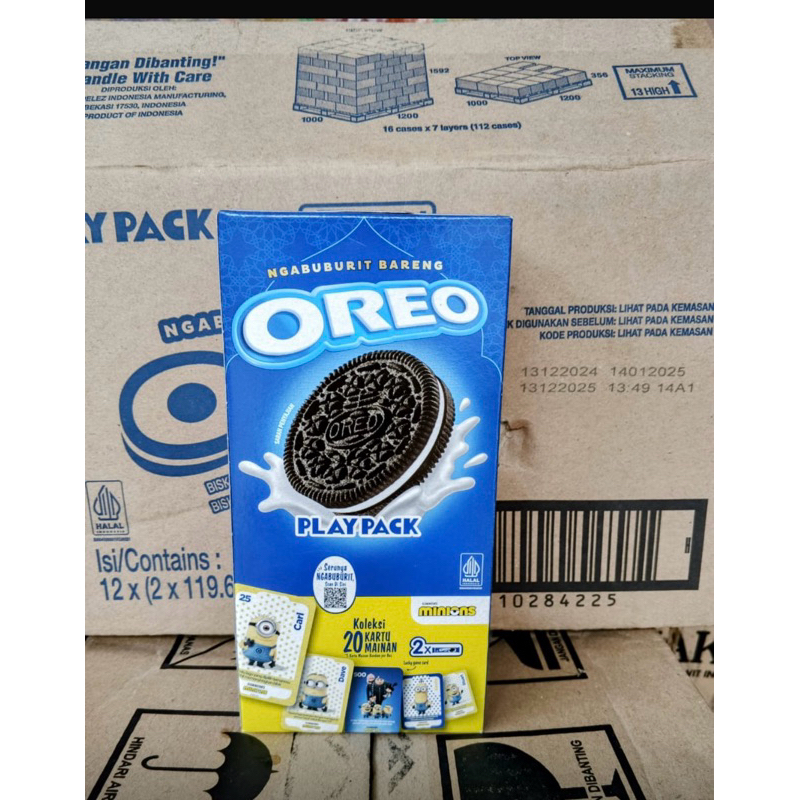 

OREO playpack minion ( 2 x 119.6g ) special edition