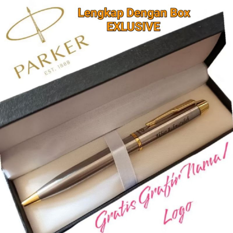 

Pulpen Mewah Profesional Pen Parker Rotary System Gratis Grafir Nama Dan Box Exlusive