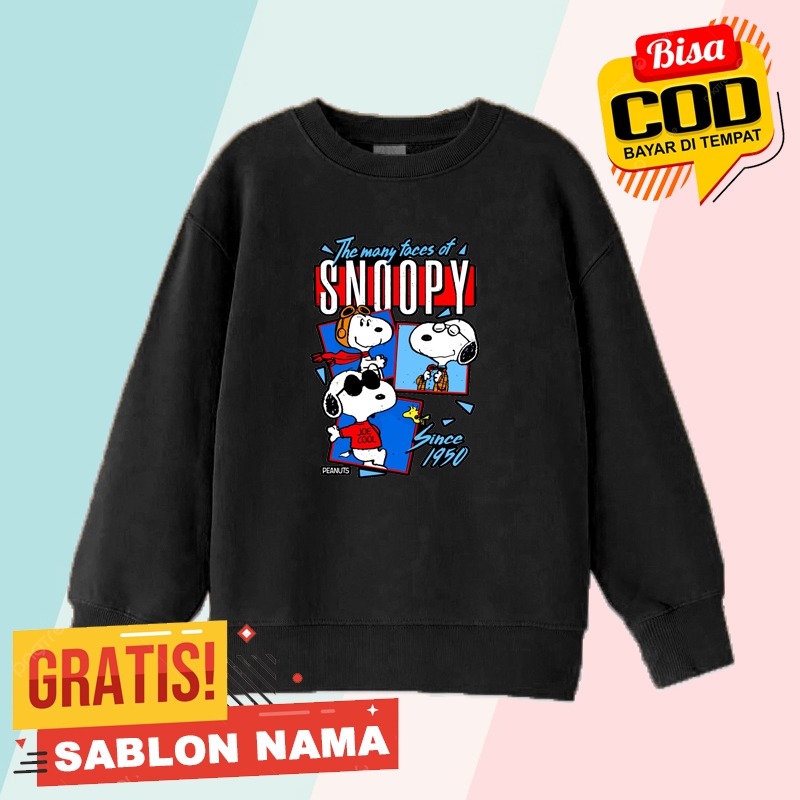 Sweater Anak Snoopy / Jaket Anak Laki Laki & Perempuan Snoopy