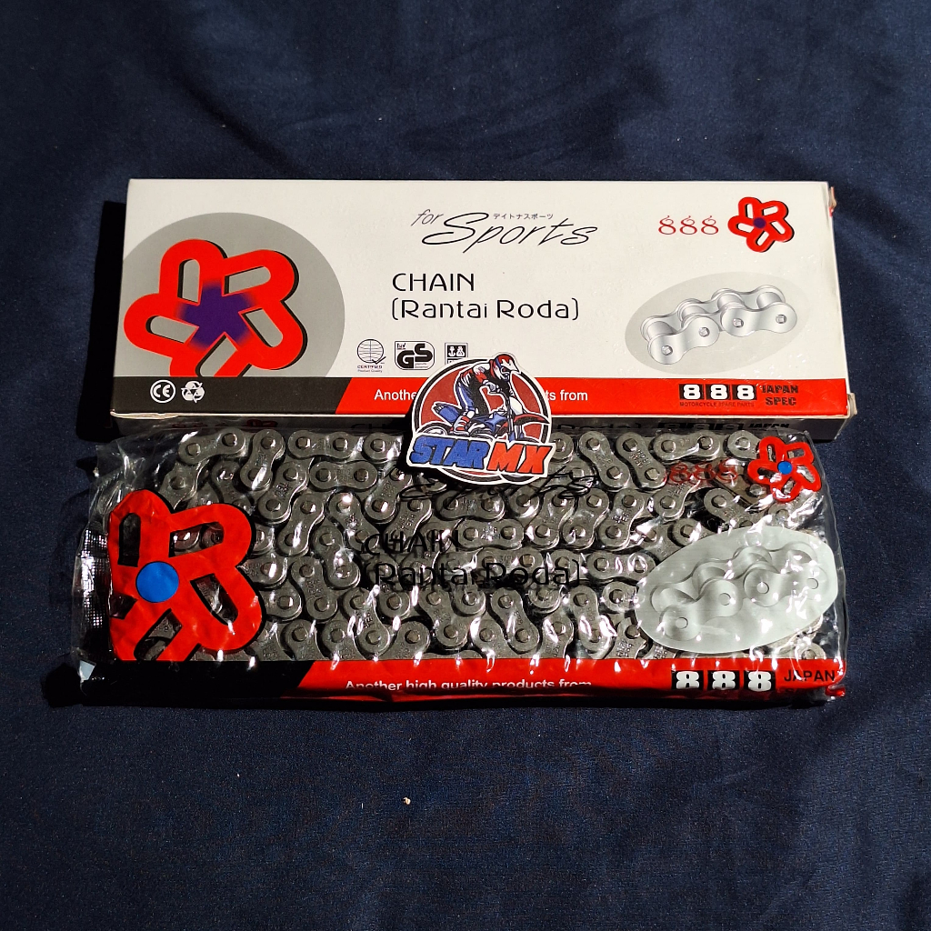 Rantai 888 428H-140L Universal Chrome Silver