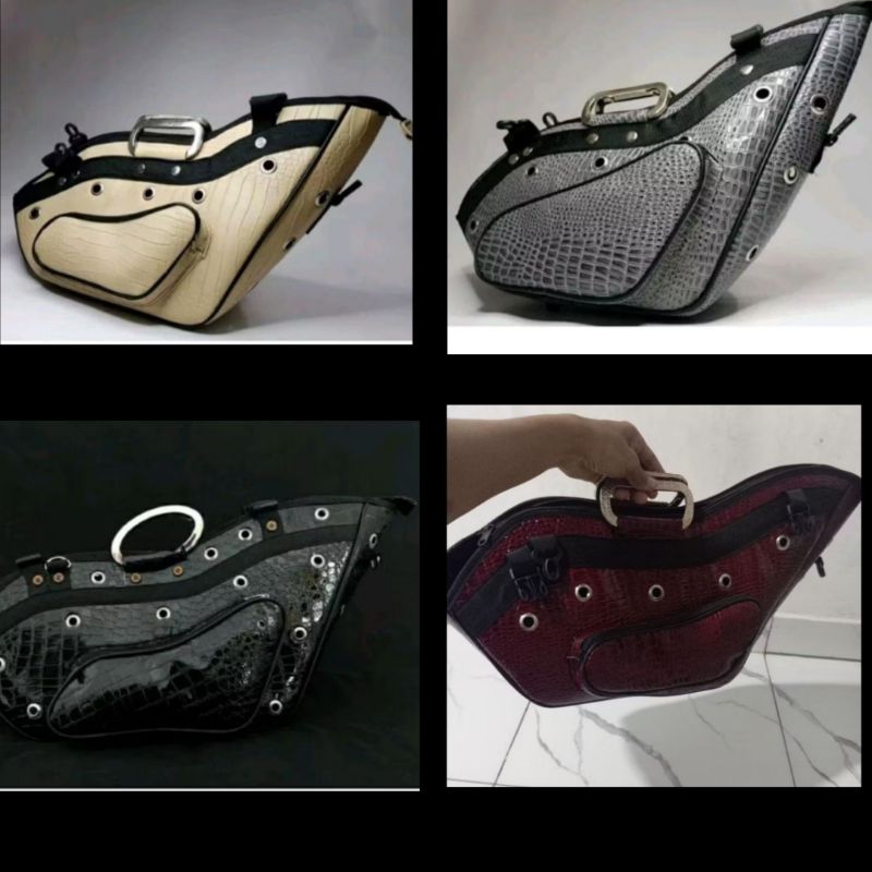 Tas Kiso Bangkok Premium/Tas Kiso Ayam Petarung/Sling Bag Kiso Ayam Bangkok Bahan Croco Premium/term