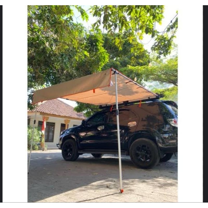 Tenda Kanopi awning side mobil ukuran 2×3 bahan D300