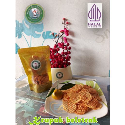 

Krupuk Beletrak Pedas-Cemilan Beletrak-Cemilan Halal Murah Praktis-Oleh-oleh (Ezhar Azril Cemilan)