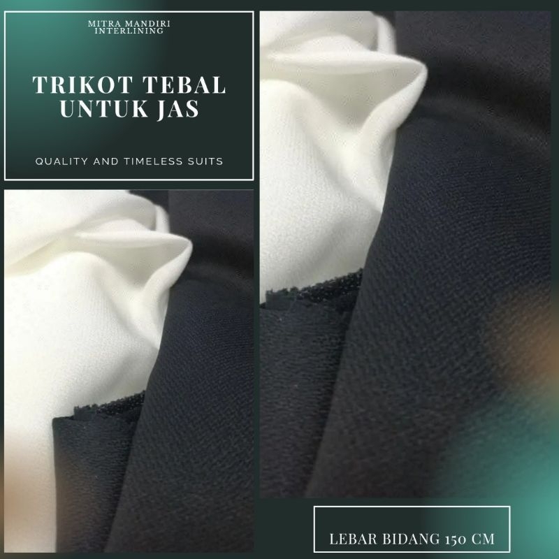 Trikot Lem Jas Super Tebal Atau Trikot Wafel 220 GSM