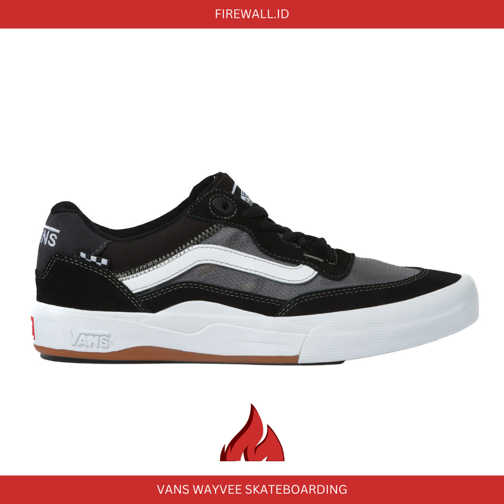 VANS WAYVEE SKATEBOARDING BLACK WHITE ORIGINAL  │ BNIB