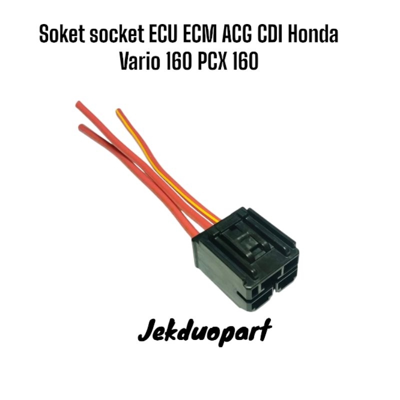 Soket socket ECU ECM ACG CDI Honda Vario 160 PCX 160 original 
