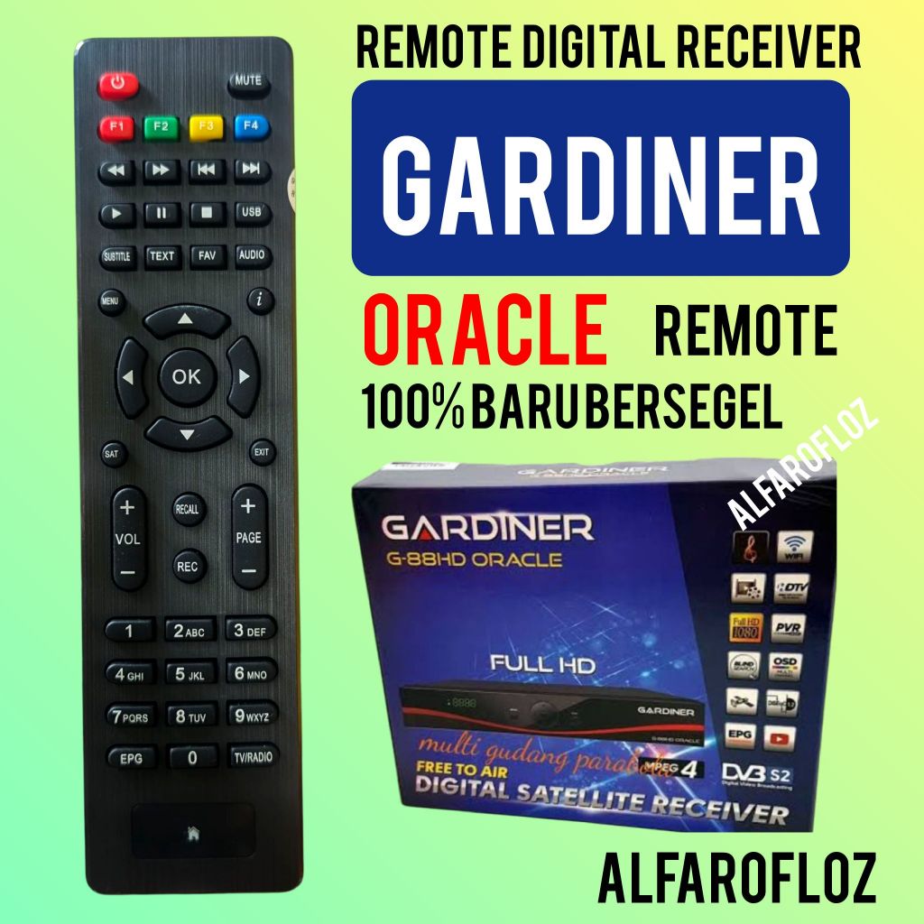 Remote digital receiver GARDINER Remot stb set top box parabola