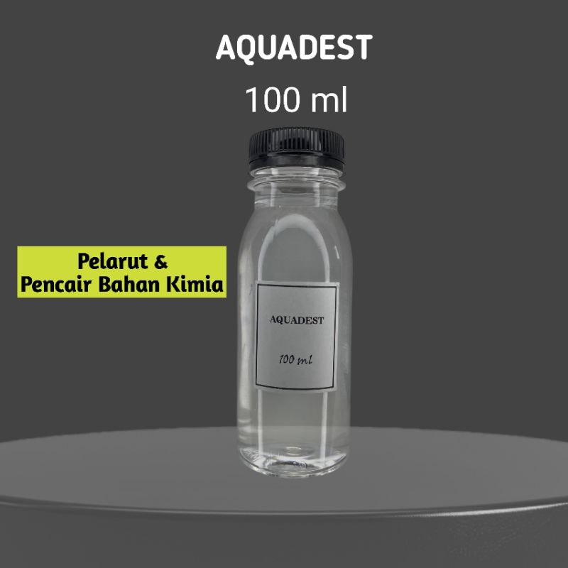AQUADEST AQUADES AKUADES AIR SULING 100ML
