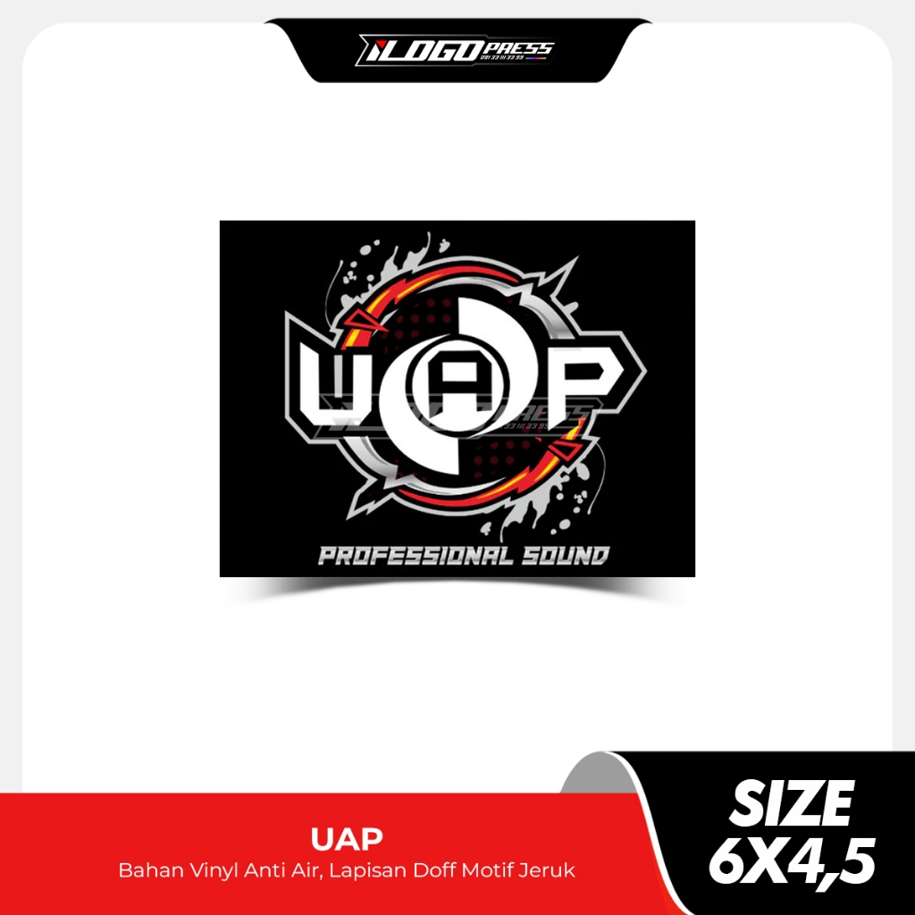 

UAP PROFESSIONAL SOUND - Stiker Sound System Bahan Vinyl Premium Anti Air Doff Motif Jeruk