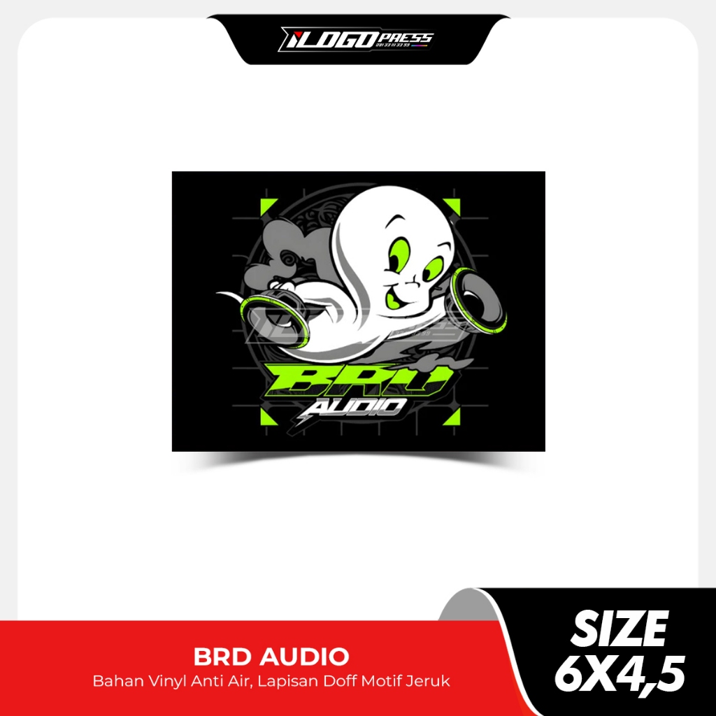 

BRD AUDIO - Stiker Sound System Bahan Vinyl Premium Anti Air Doff Motif Jeruk