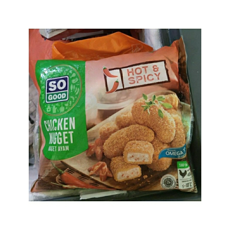 

So Good Hot & Spicy Nugget 400 gram