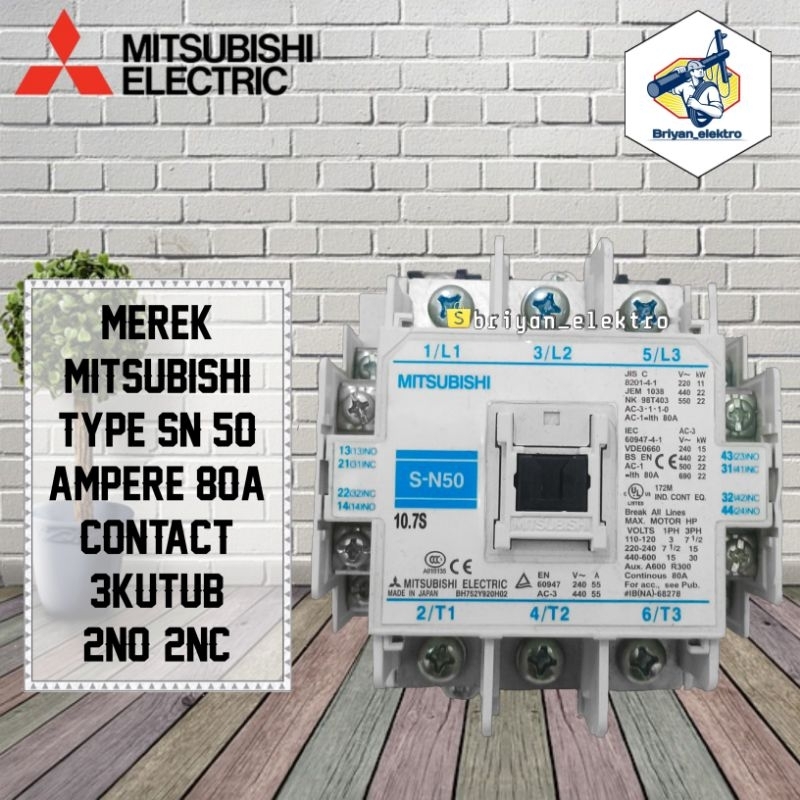 kontaktor Mitsubishi SN-50/SN-65