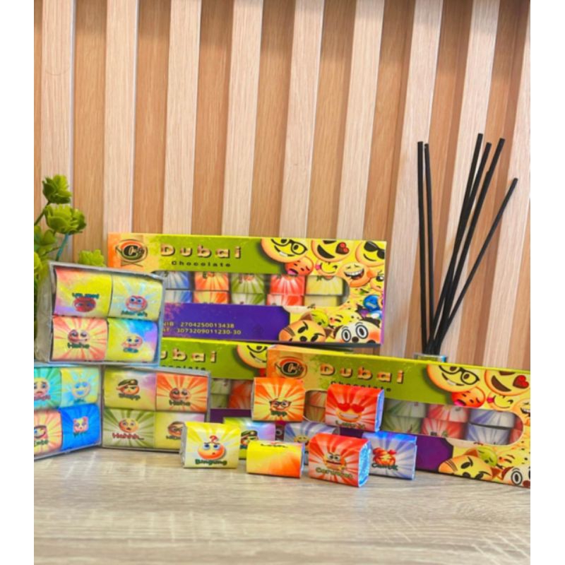 

Coklat Dubai Mini Emoticon C21 | Crispy Kunafa | Dubai Chocolate