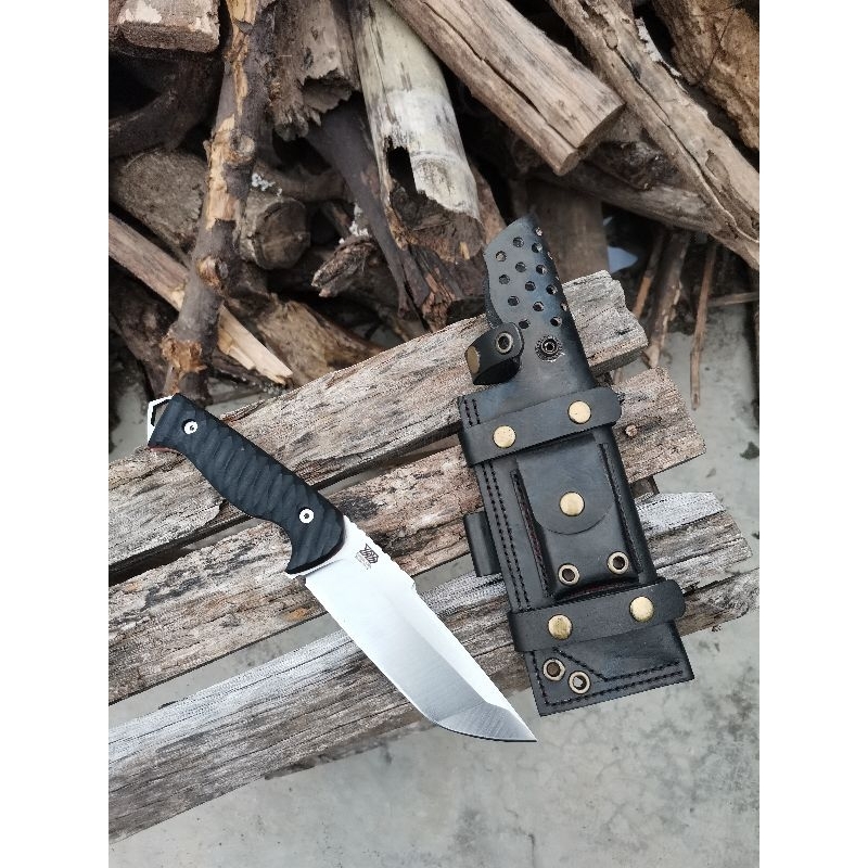 Pisau Outdoor Bushcraft Camping Survival Tactical Bohler K110