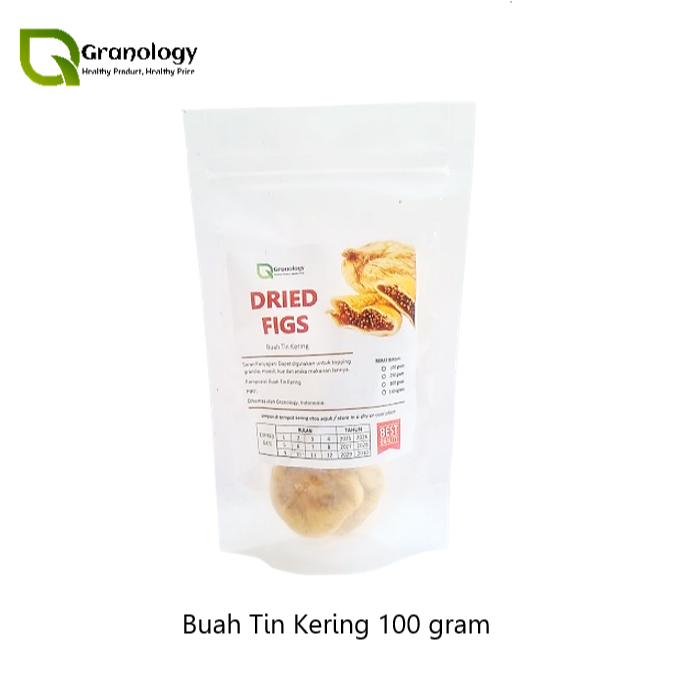 

Dried Figs / Buah Ara / Tin (100 gram) by Granology