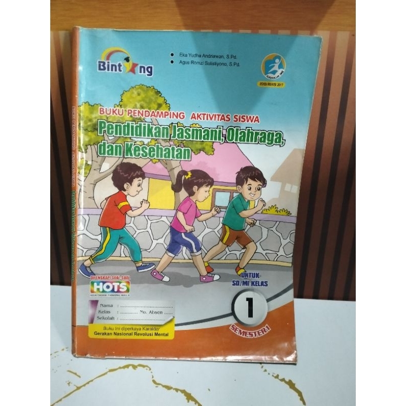 bintang pjok kelas 1 smt 1