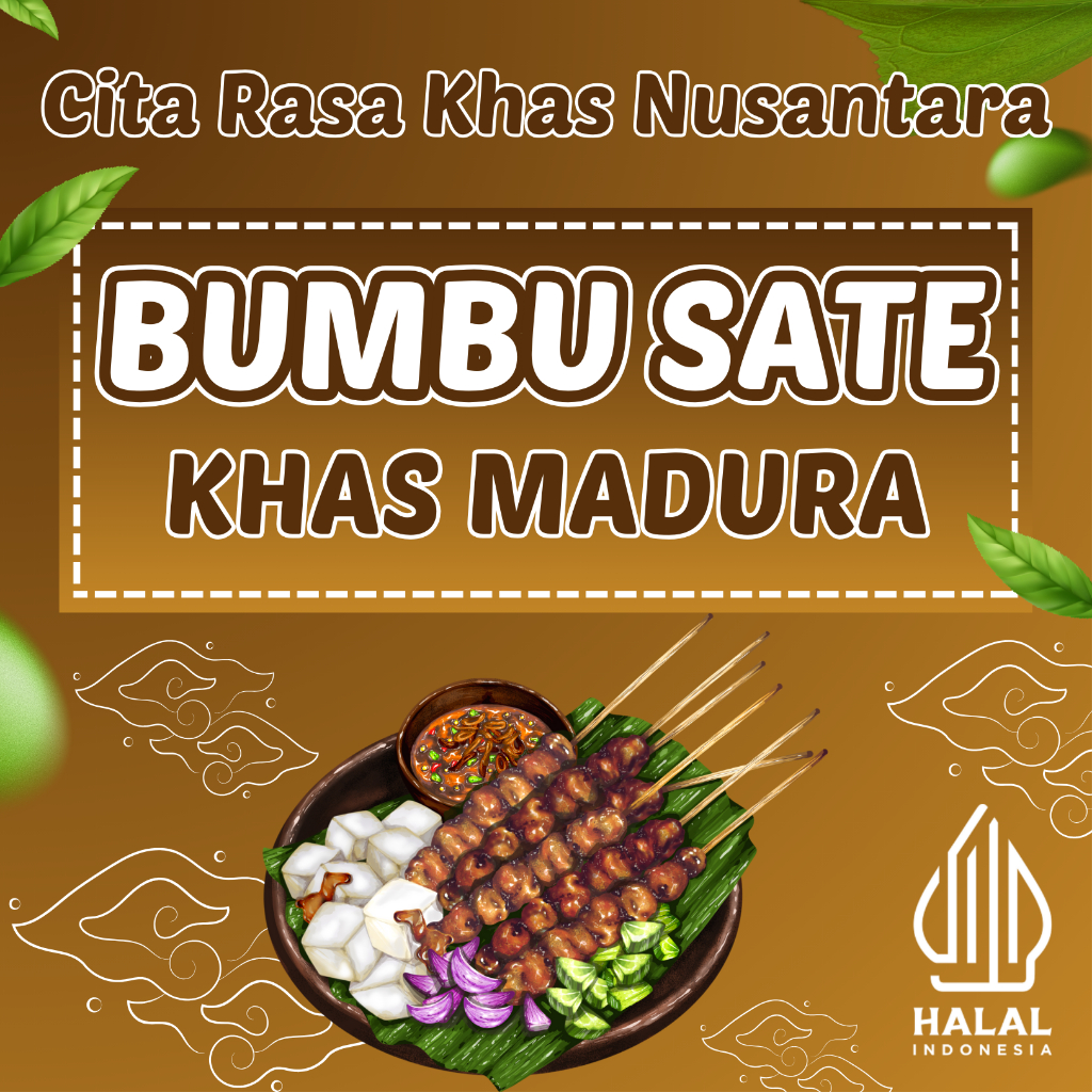 

Bumbu kacang Sate Khas Madura asli nikmat gurih lezat murah cocok untuk sate ayam kambing sapi
