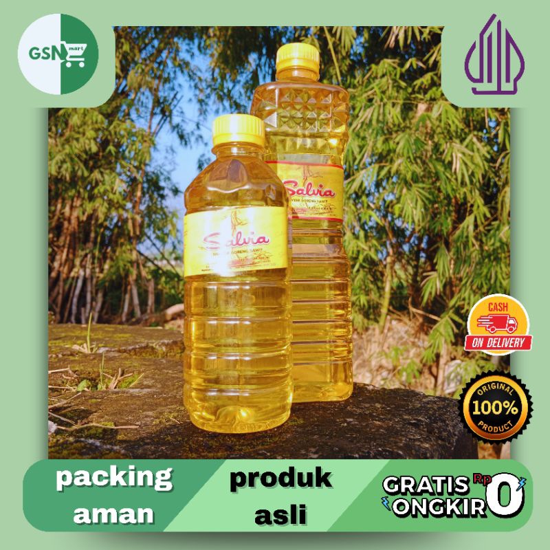 

MINYAK SALVIA minyak goreng sawit kemasan botol 500 ml dan 900 ml