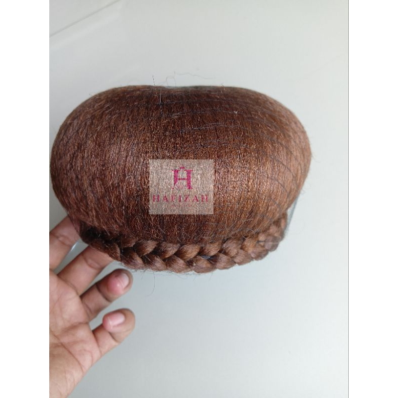 HAFIZAH Sanggul Modern BCL Kepang Bawah Aksesoris Sanggul Donat untuk Fashion Show atau Karnaval Ele