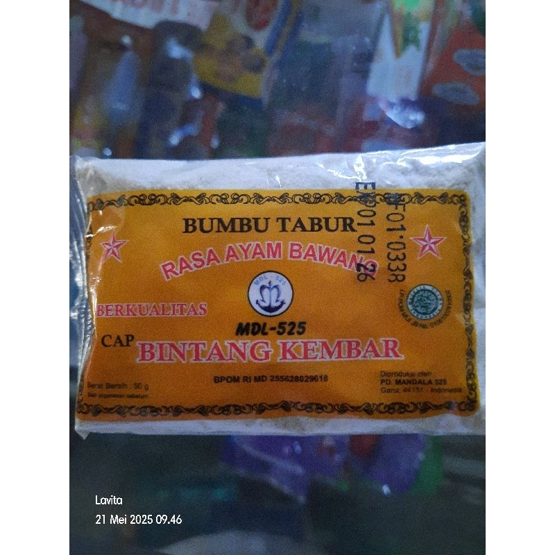 

bumbu tabur asin ayam bawang 50gr