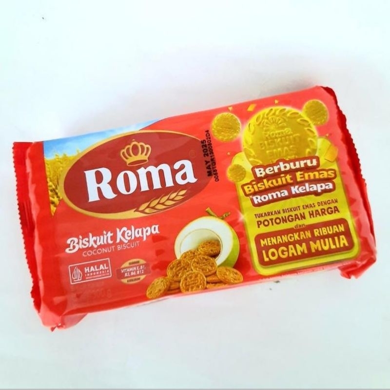 

Biskuit Roma Kelapa 300gr - 1 bungkus