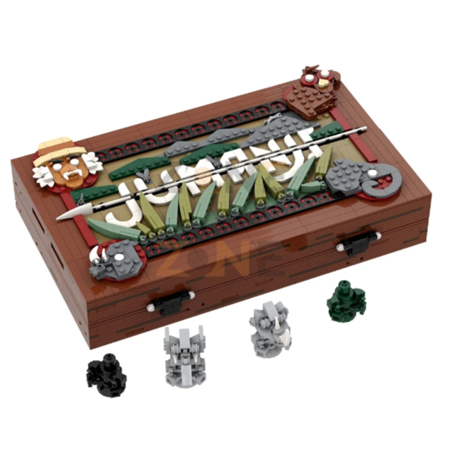 Mainan Puzzle Balok Model Jumanji Board Game Bricks Magnetic Chess Building Block