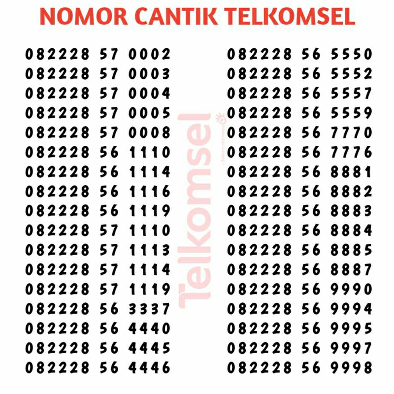 MAKASSAR Kartu Perdana Nomor Cantik Telkomsel