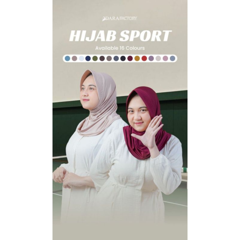 HIjabInstan Hijab SPORT Jersey / JilbabOlahraga