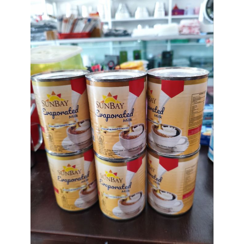 

SUNBAY EVAPORATED MILK | SUSU EVAPORASI 380 gr