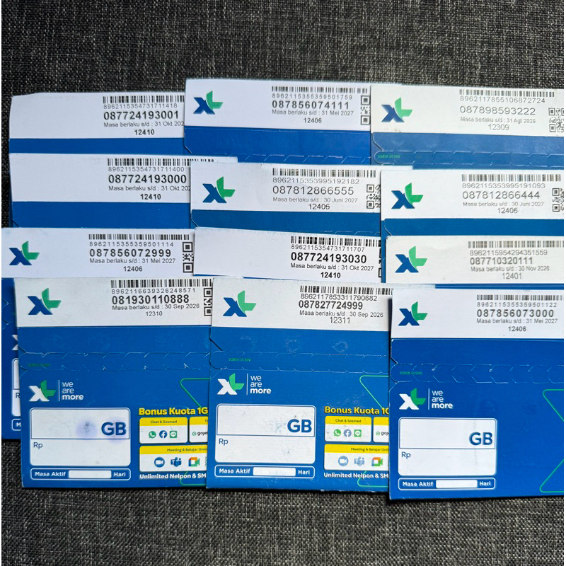 Kartu perdana XL segel no cantik