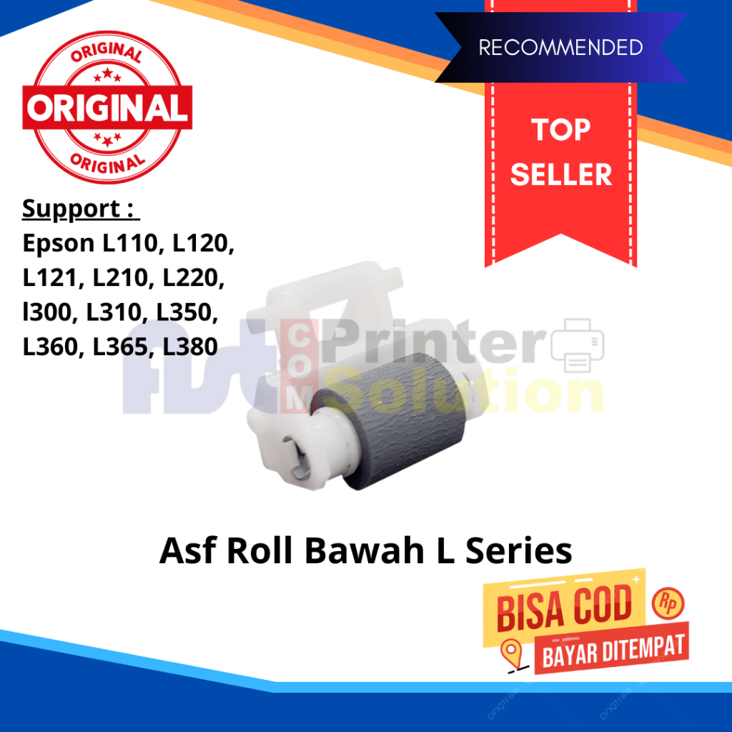 ASF Roller Karet Bawah Epson L120 L210 L300 L350 L360 L365 L310 R210 R230 R310