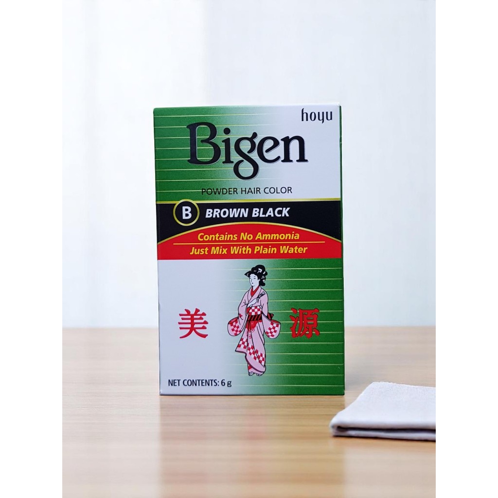 Bigen Brown Black 6gr - Bigen Pewarna Rambut - Bigen Powder Hair Dye