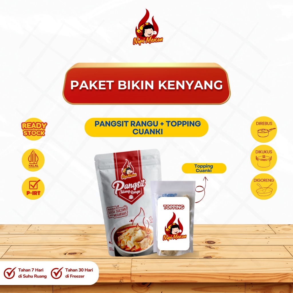 

NYAI MERCON - PAKET TOPPING + PANGSIT TULANG RANGU