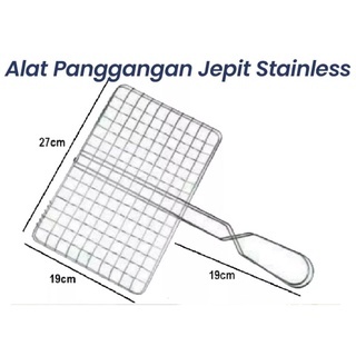 bakaran jepit alat panggang jepit panggangan ikan ayam bakaran premium