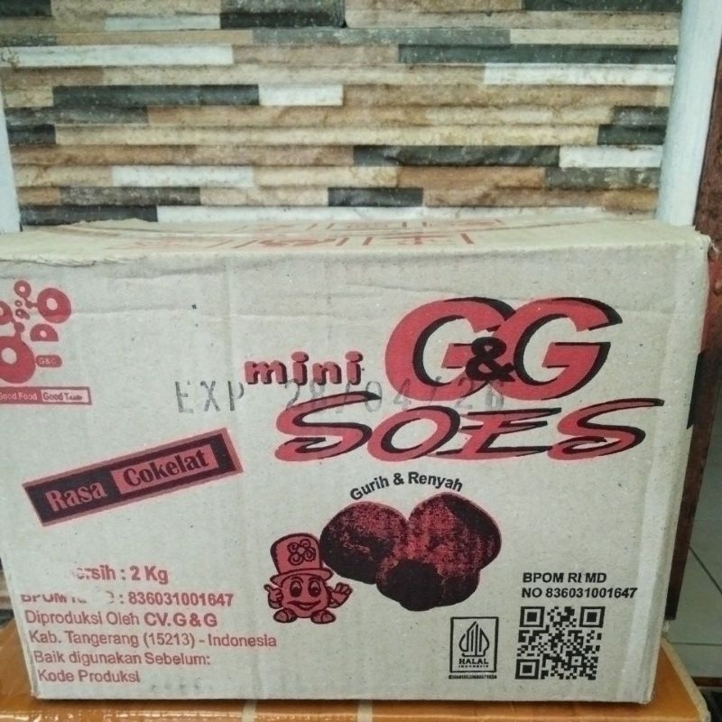 

1 dus GG soes coklat lumer 2kg
