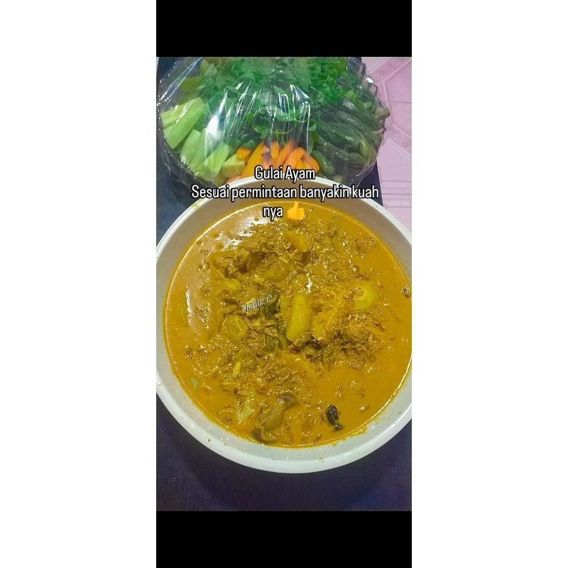 

Gulai Ayam special per 1ekor 1,5-1,6kg