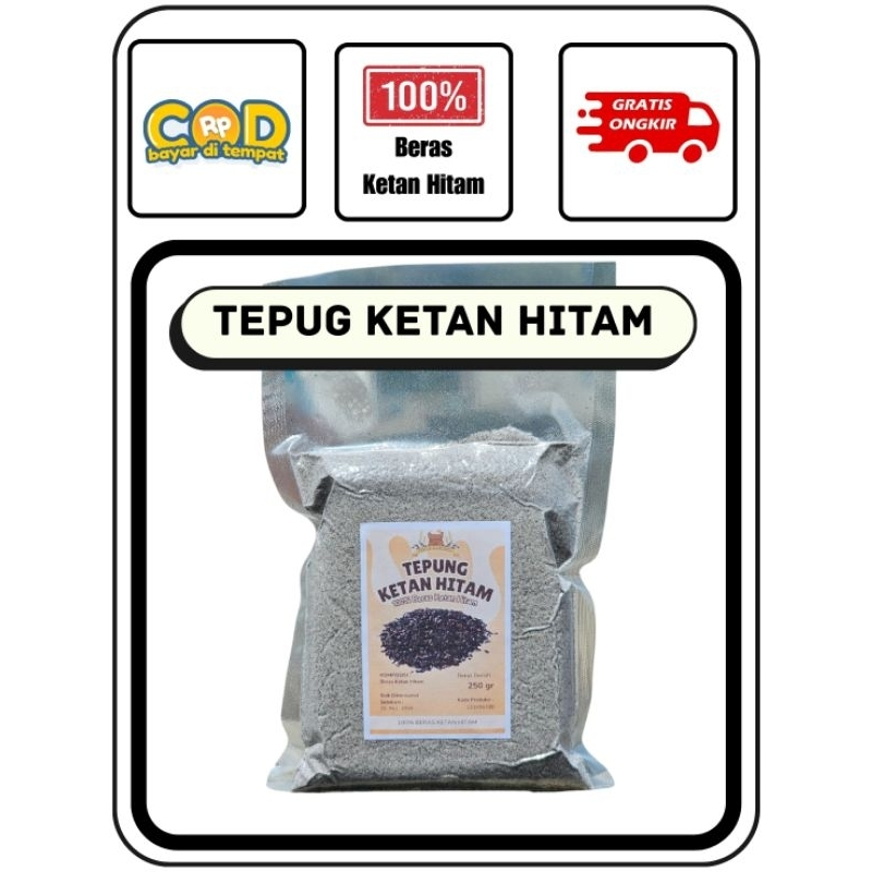 

Baru Tepung Ketan Hitam Asli 250gr Kemasan Vacuum