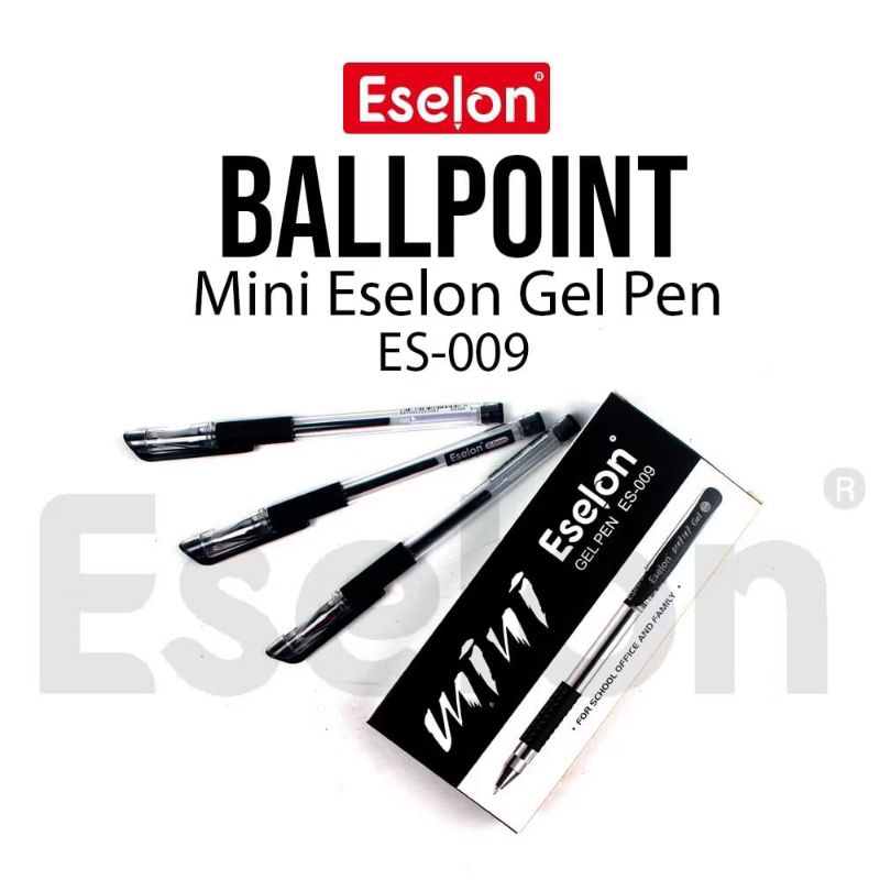 

(1 PAK) Pulpen Gel / Bolpoint / Bolpen / Pena / Pen Gel MINI Eselon