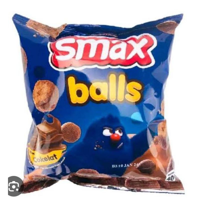 

Snack/ Makanan Ringan Smax Balls Cokelat