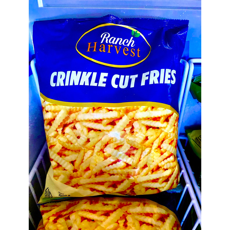 

Frenchfries Crinkle Cut Fries 1kg / kentang goreng keriting beku / frozen frenchfries crinkle cut fries