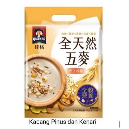 

Quaker Instant Oatmeal Kacang Pinus dan Kenari
