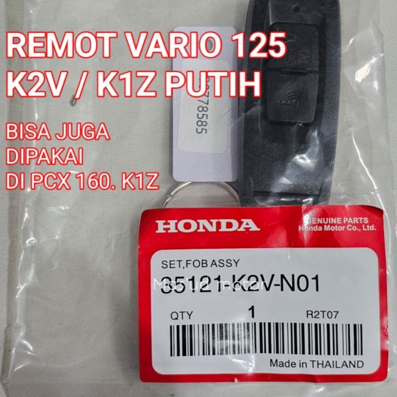 REMOT NEW VARIO 125. PNP PCX 160