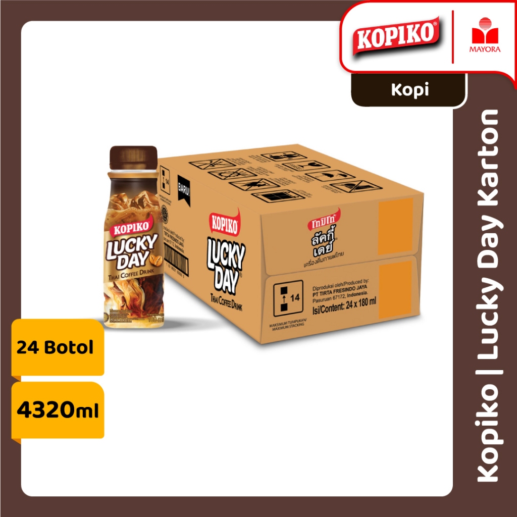 

Kopiko Lucky Day Karton 24 Botol