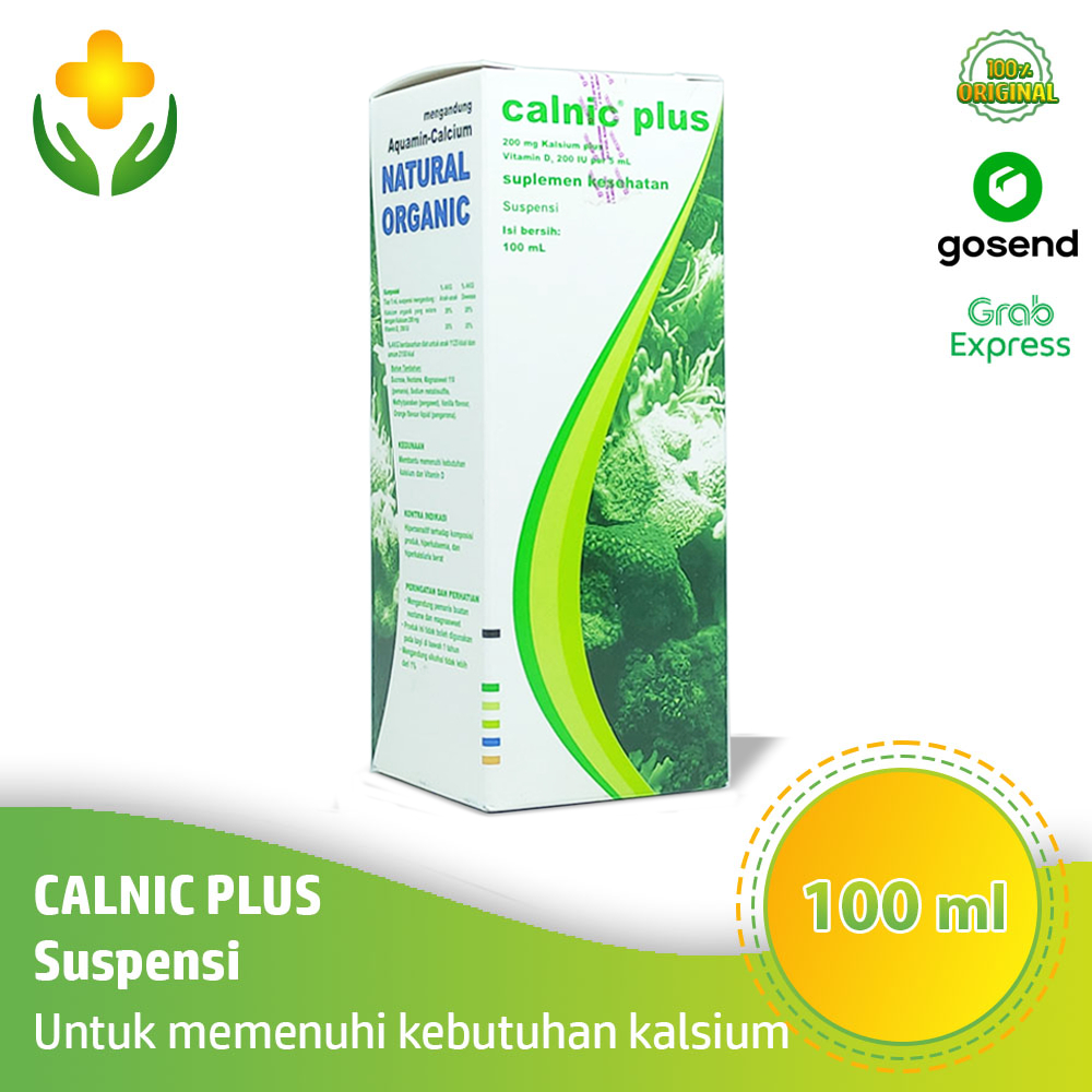 Calnic Plus Suspensi 100 ml - Suplemen Kasium untuk Anak