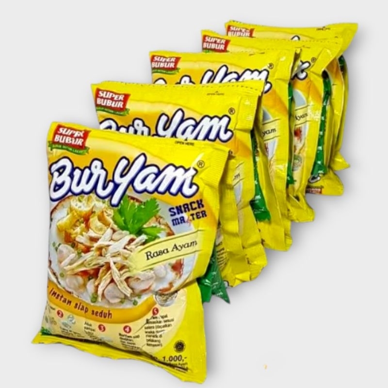 

Super Bubur Buryam Renceng 10gr/ Buryam Bubur Instan Rasa Ayam/ Super Bubur Buryam 22gr