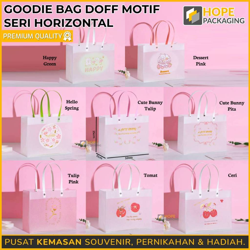 

Goodie bag Doff Horizontal / Goodie bag Motif / Tas Souvenir