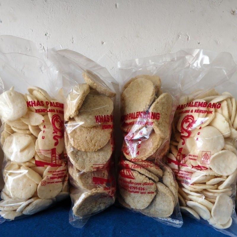 

kemplang kulit super 2, kemplang tipis super 2 (1kg) khas Palembang