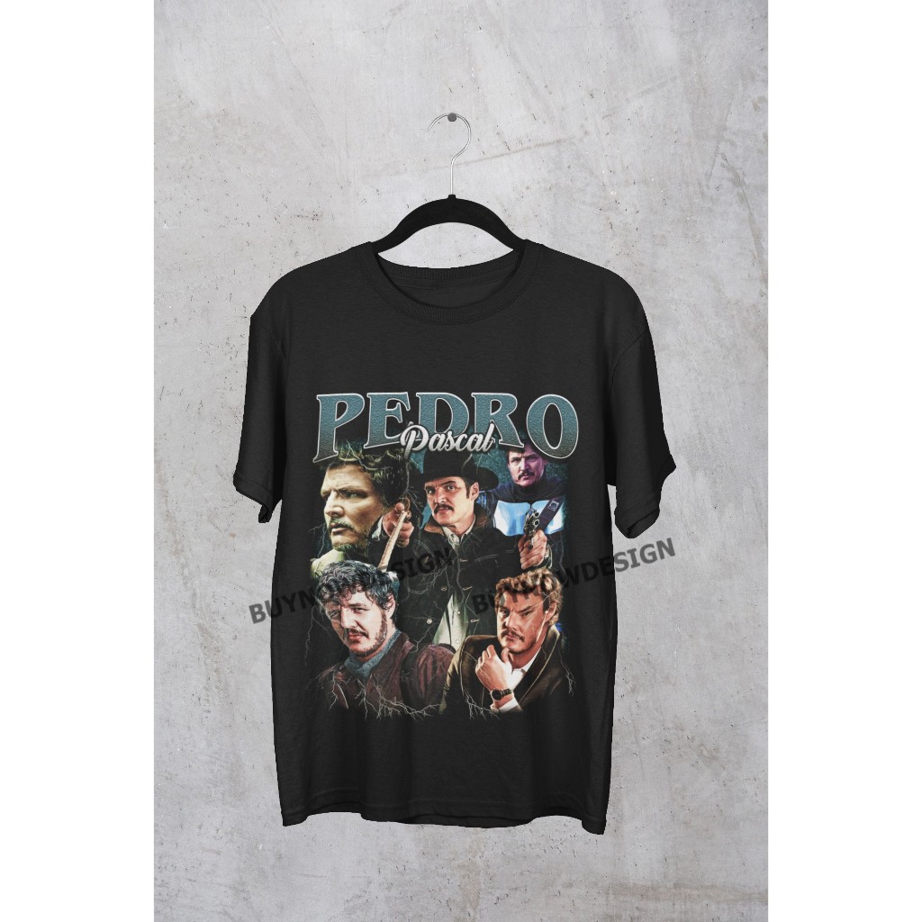 Kaos Pedro Pascal Premium T Shirt Pria Wanita